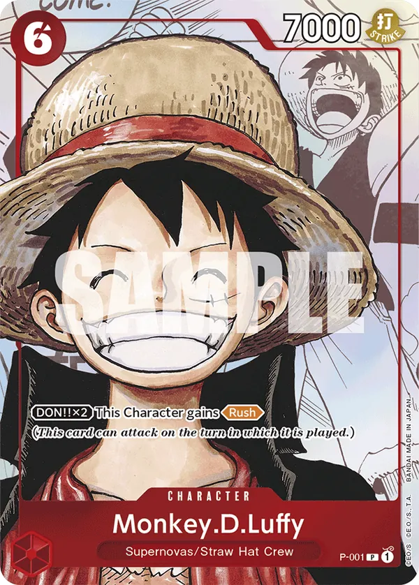 Monkey.D.Luffy P-001 Alternate Art