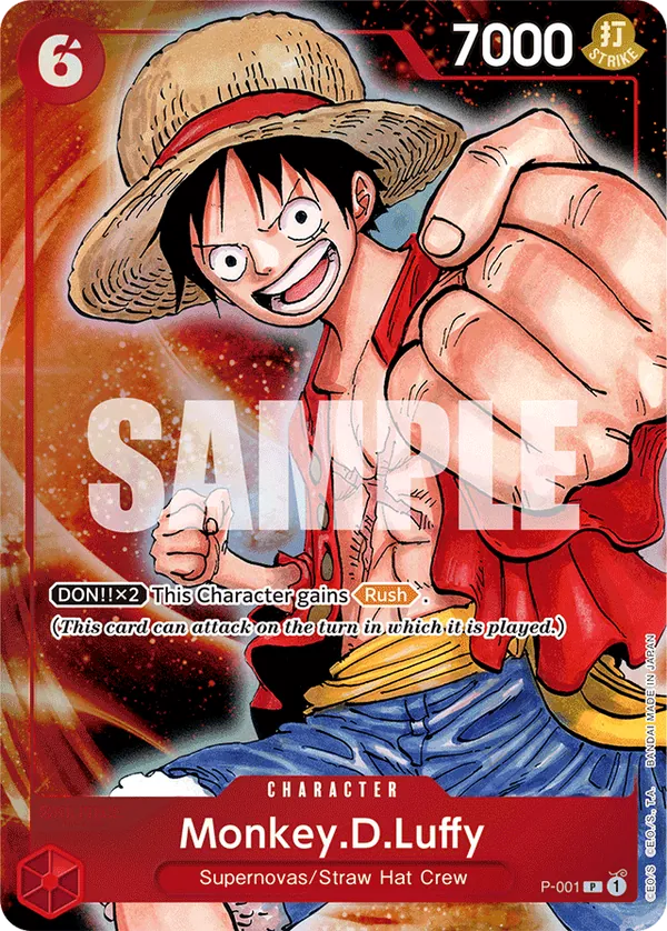 Monkey.D.Luffy P-001 Alternate Art
