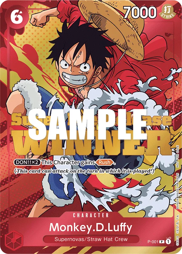 Monkey.D.Luffy P-001 Full Art