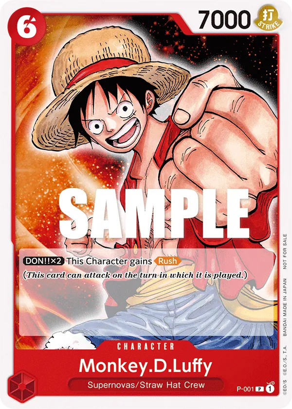 Monkey.D.Luffy P-001 Alternate Art