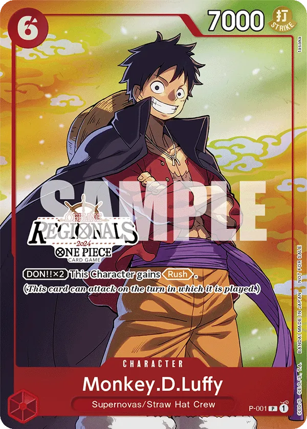 Monkey.D.Luffy P-001 Alternate Art
