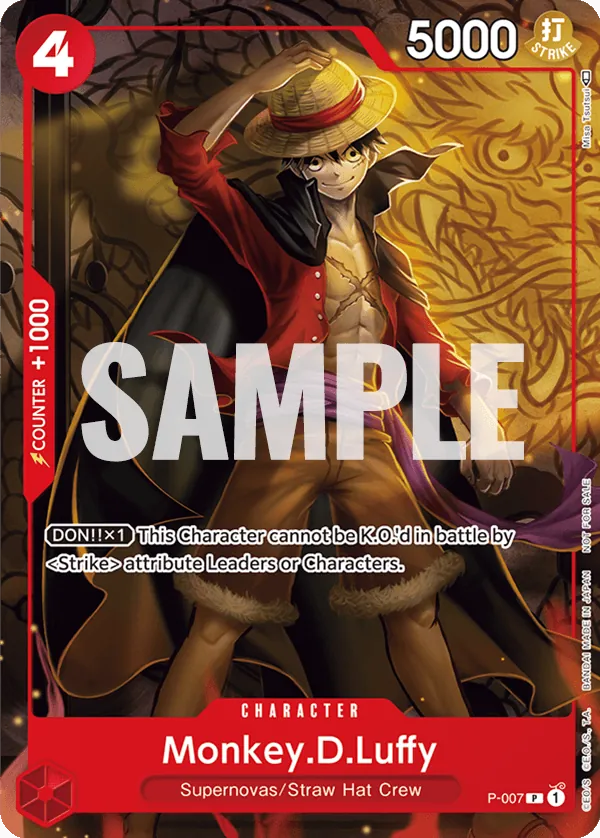 Monkey.D.Luffy P-007 Alternate Art