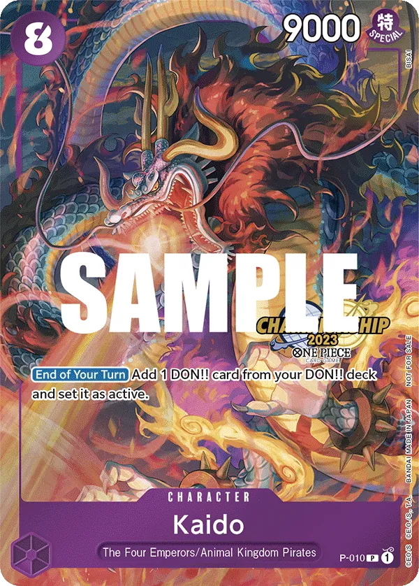 Kaido P-010 Alternate Art