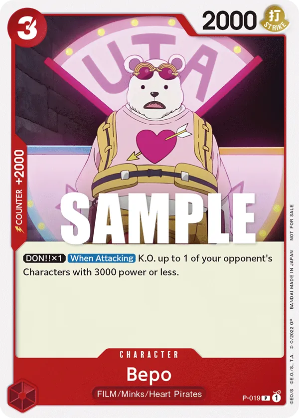Bepo P-019 Alternate Art