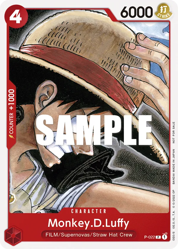 Monkey.D.Luffy P-022 Alternate Art