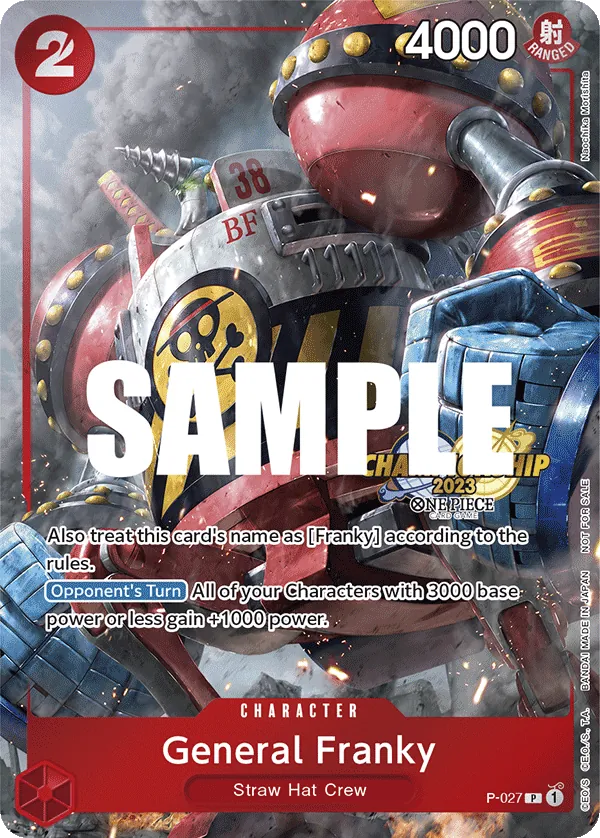 General Franky P-027 Alternate Art