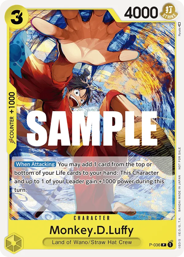 Monkey.D.Luffy P-036 · Alternate Art