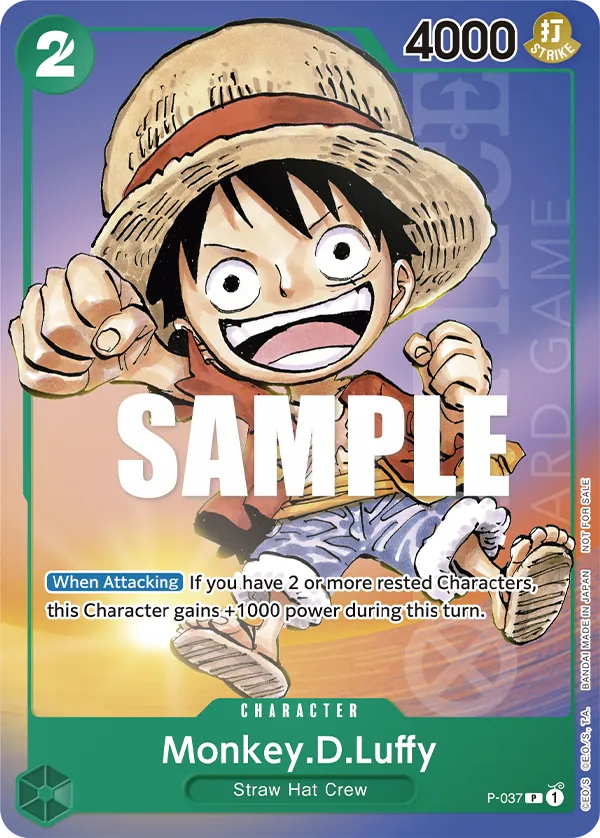 Monkey.D.Luffy P-037 Alternate Art
