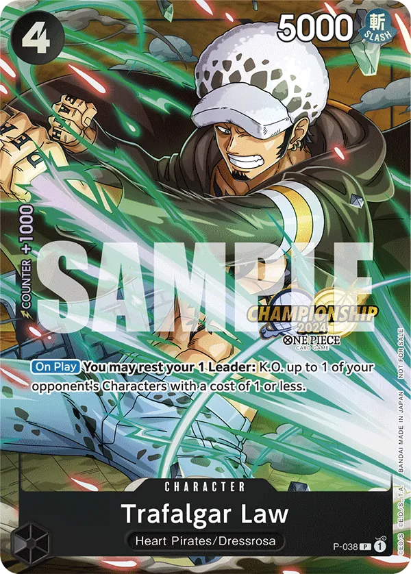Trafalgar Law P-038 Alternate Art