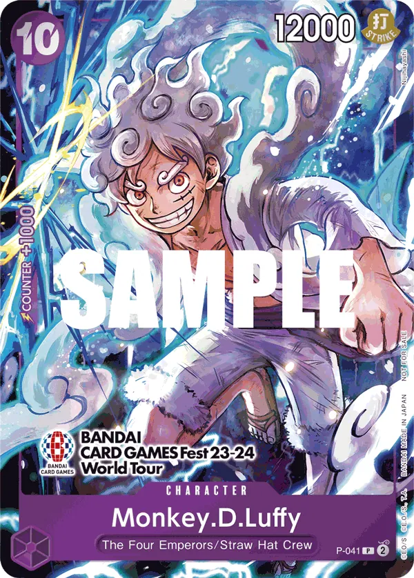 Monkey.D.Luffy P-041 Alternate Art