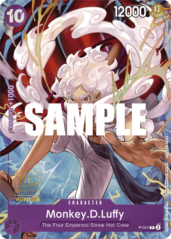 Monkey.D.Luffy P-041 Alternate Art