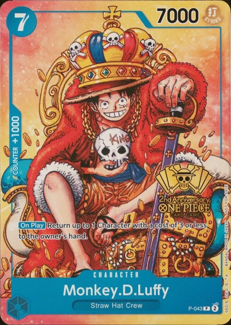 Monkey.D.Luffy P-043 Alternate Art