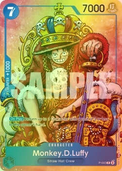 Monkey.D.Luffy P-043 Alternate Art