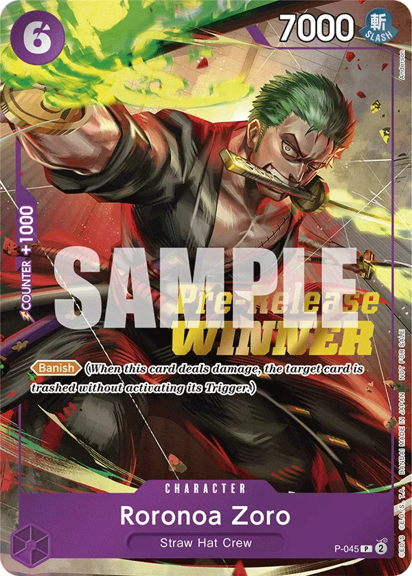 Roronoa Zoro P-045 Full Art