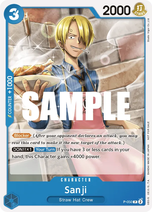 Sanji P-050 Alternate Art