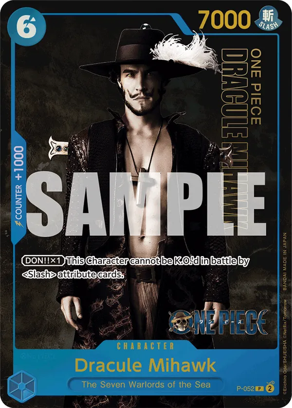 Dracule Mihawk P-052 Alternate Art