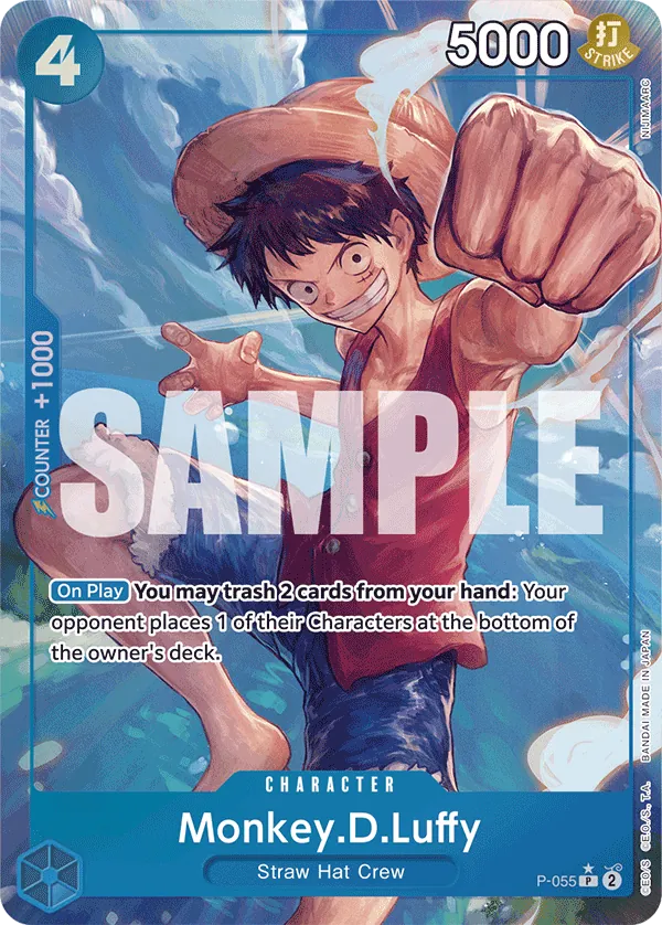 Monkey.D.Luffy P-055 Full Art
