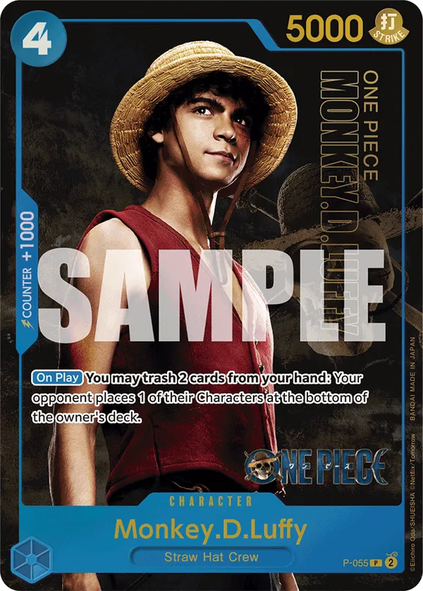 Monkey.D.Luffy P-055 Alternate Art