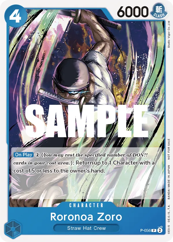 Roronoa Zoro P-056 Alternate Art