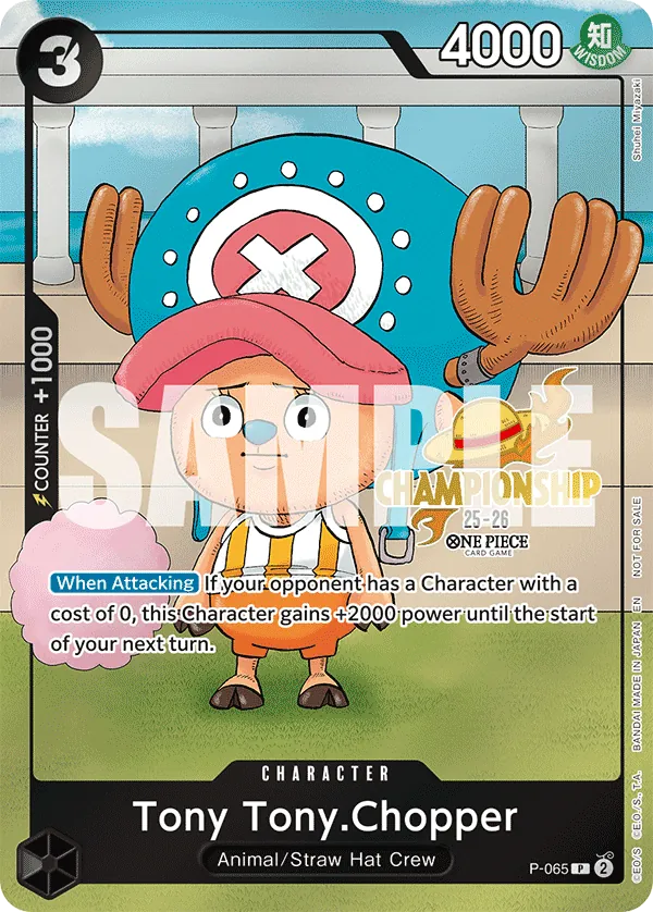 Tony Tony.Chopper P-065 Alternate Art