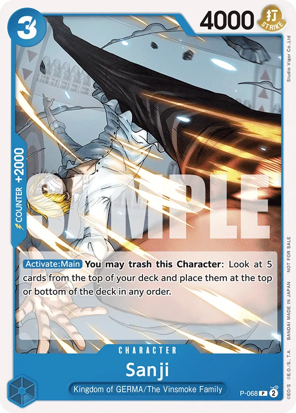 Sanji P-068 Alternate Art