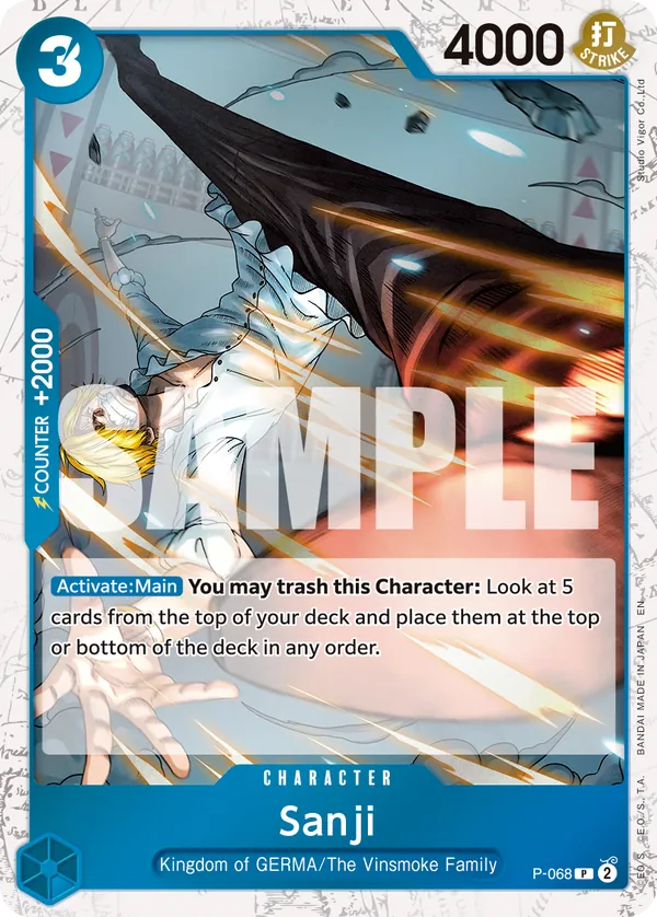 Sanji P-068 Pirate Foil