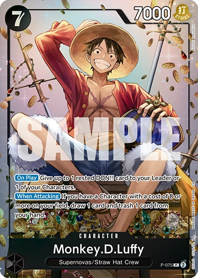 Monkey.D.Luffy P-075 Alternate Art