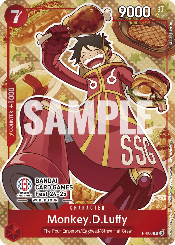 Monkey.D.Luffy P-080 Alternate Art