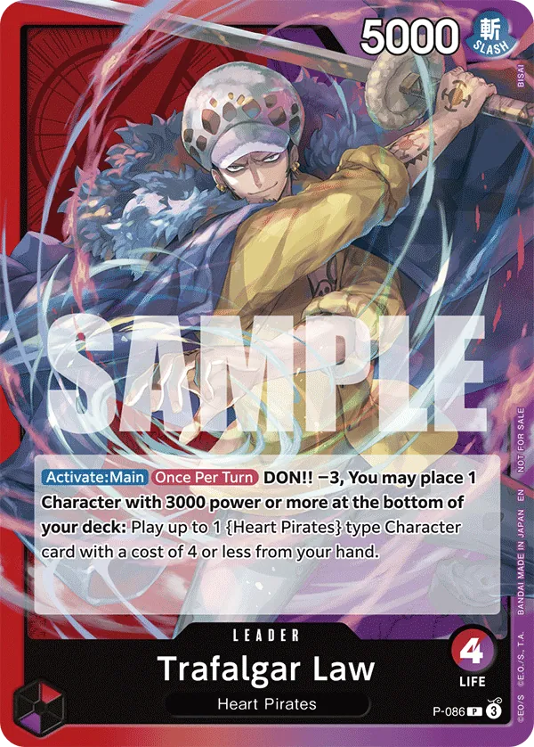 Trafalgar Law P-086 Alternate Art