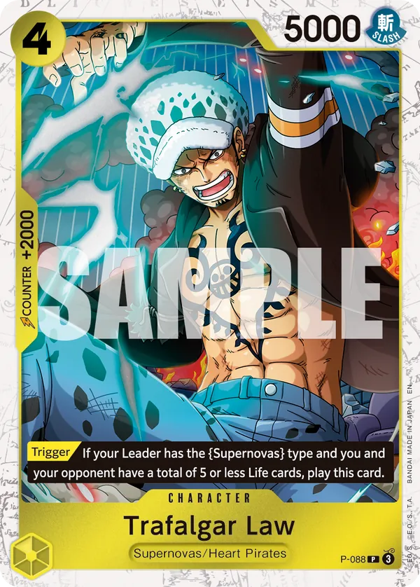 Trafalgar Law P-088 Pirate Foil