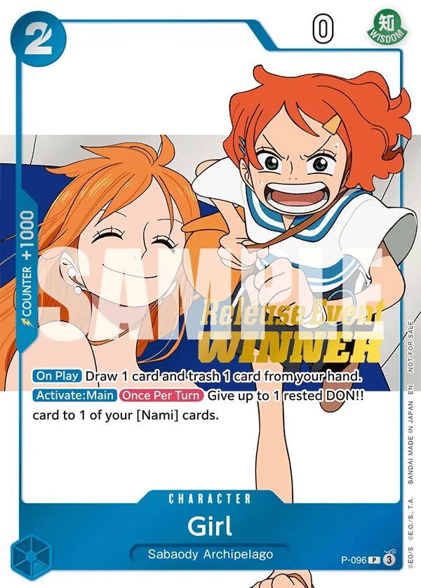Girl P-096 Full Art