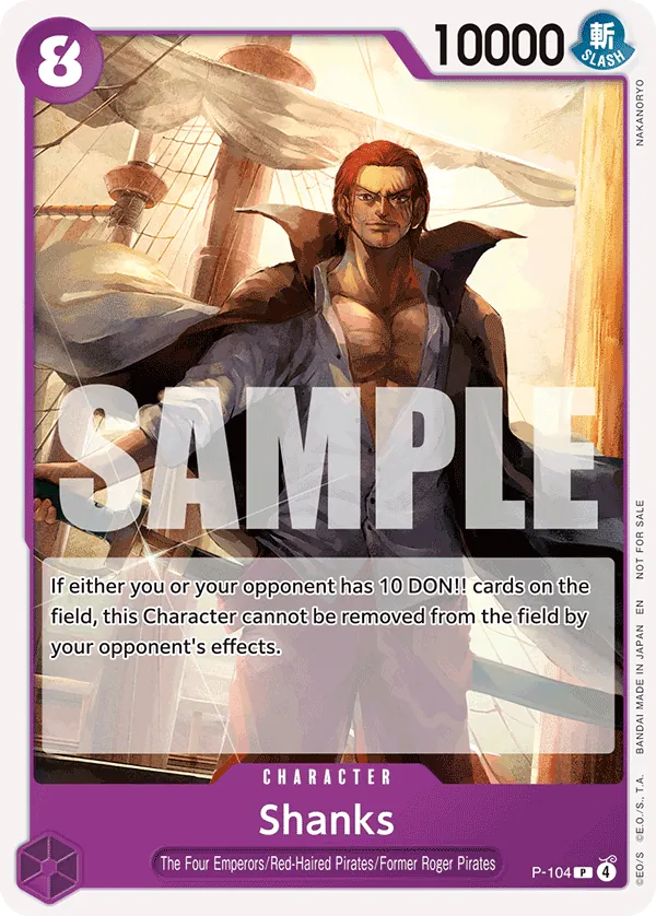 Shanks P-104 Alternate Art