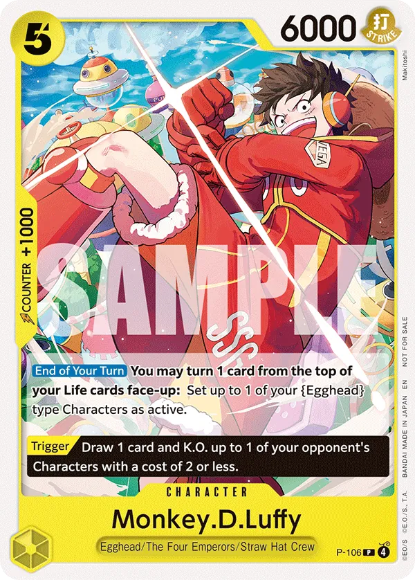 Monkey.D.Luffy P-106 Alternate Art