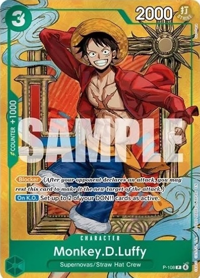 Monkey.D.Luffy P-108 Normal