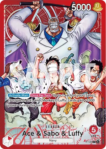 Ace & Sabo & Luffy P-122 Normal
