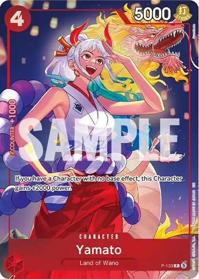 Yamato P-133 Normal One Piece TCG card