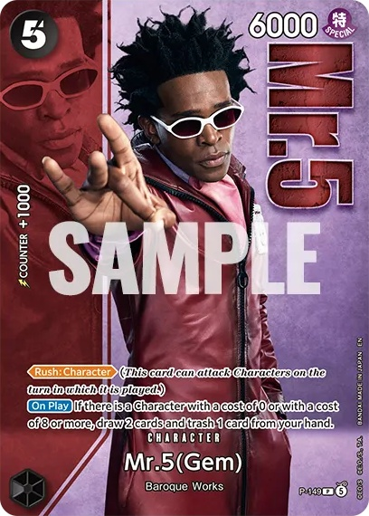 Mr.5(Gem) P-149 Alternate Art