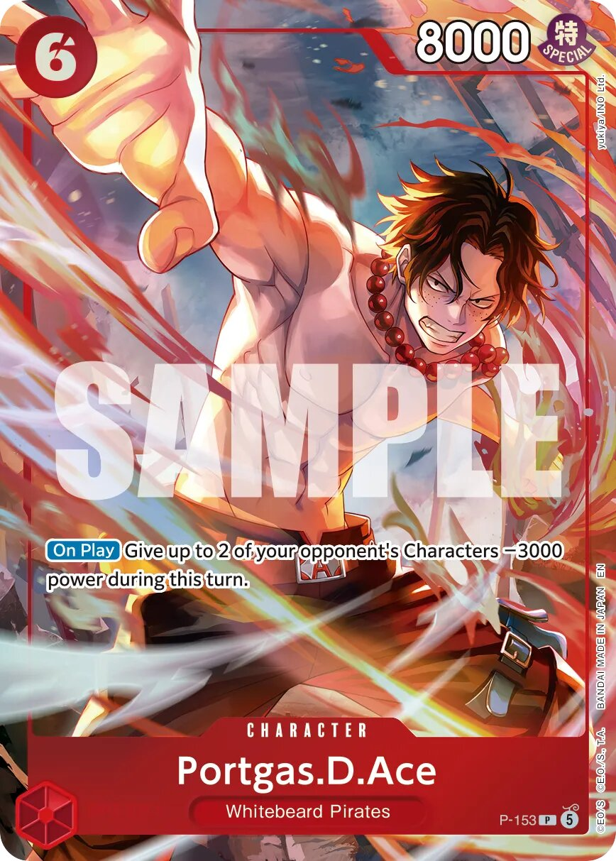 Portgas.D.Ace P-153 Alternate Art