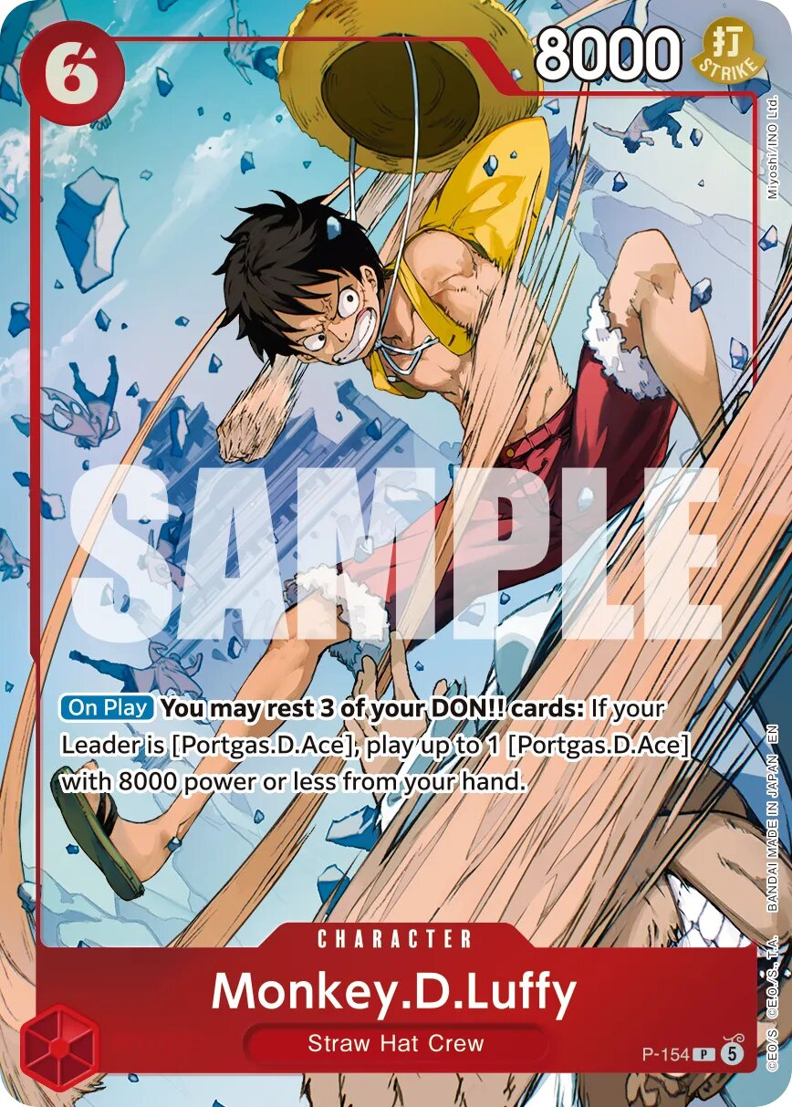 Monkey.D.Luffy P-154 Alternate Art