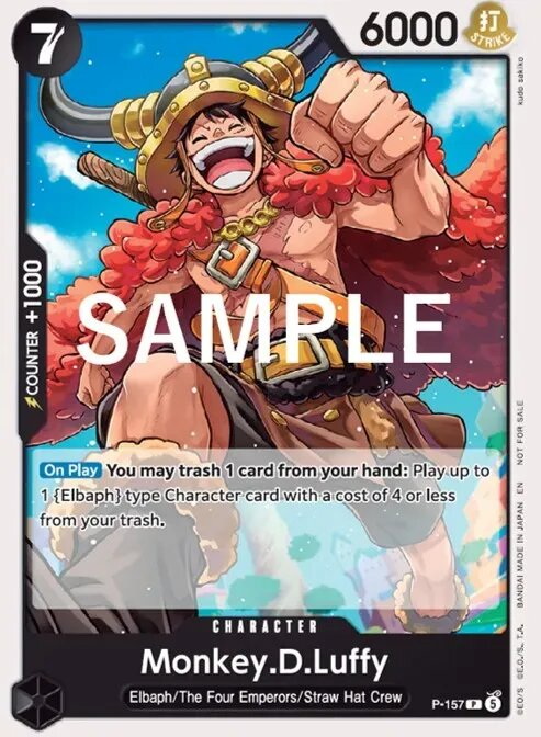 Monkey.D.Luffy P-157 Normal