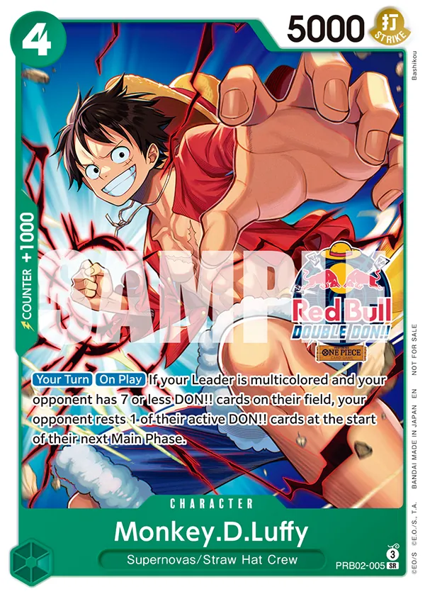 Monkey.D.Luffy PRB02-005 Alternate Art