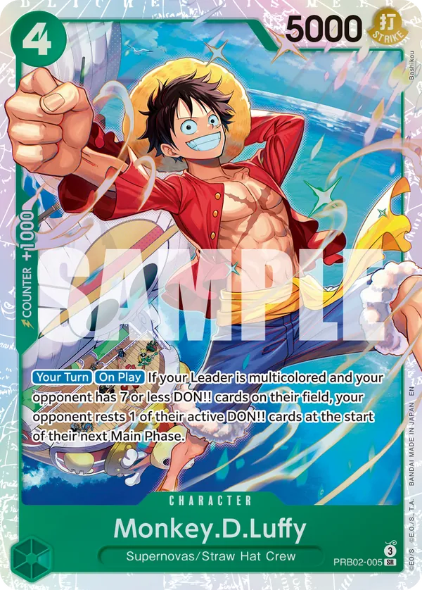 Monkey.D.Luffy PRB02-005 Normal