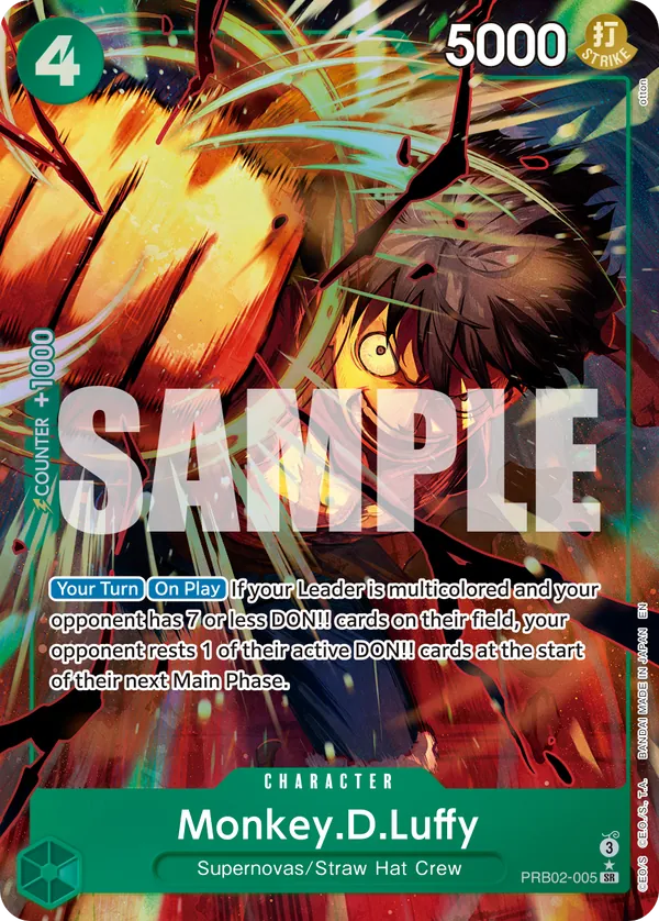 Monkey.D.Luffy PRB02-005 Parallel