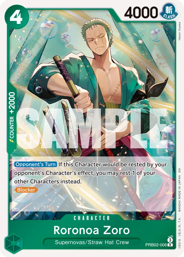 Roronoa Zoro PRB02-006 Normal