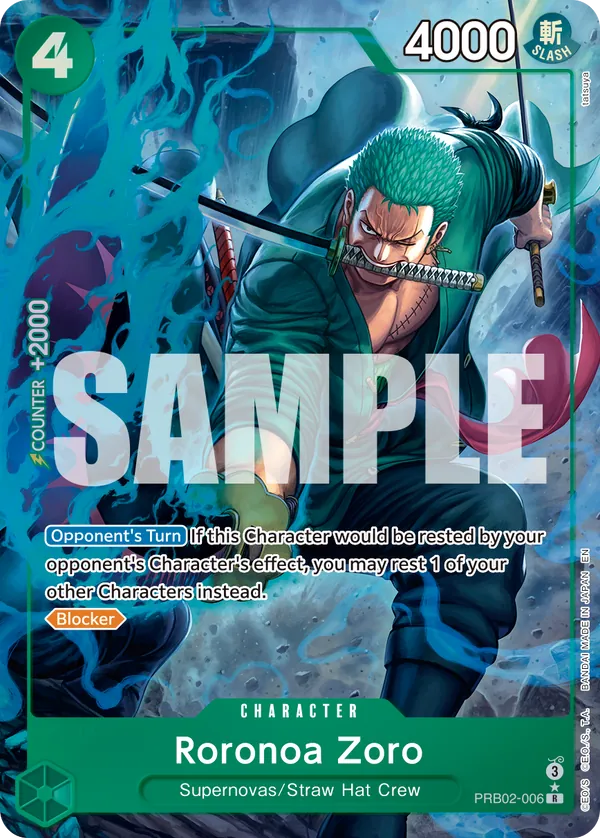 Roronoa Zoro PRB02-006 Parallel