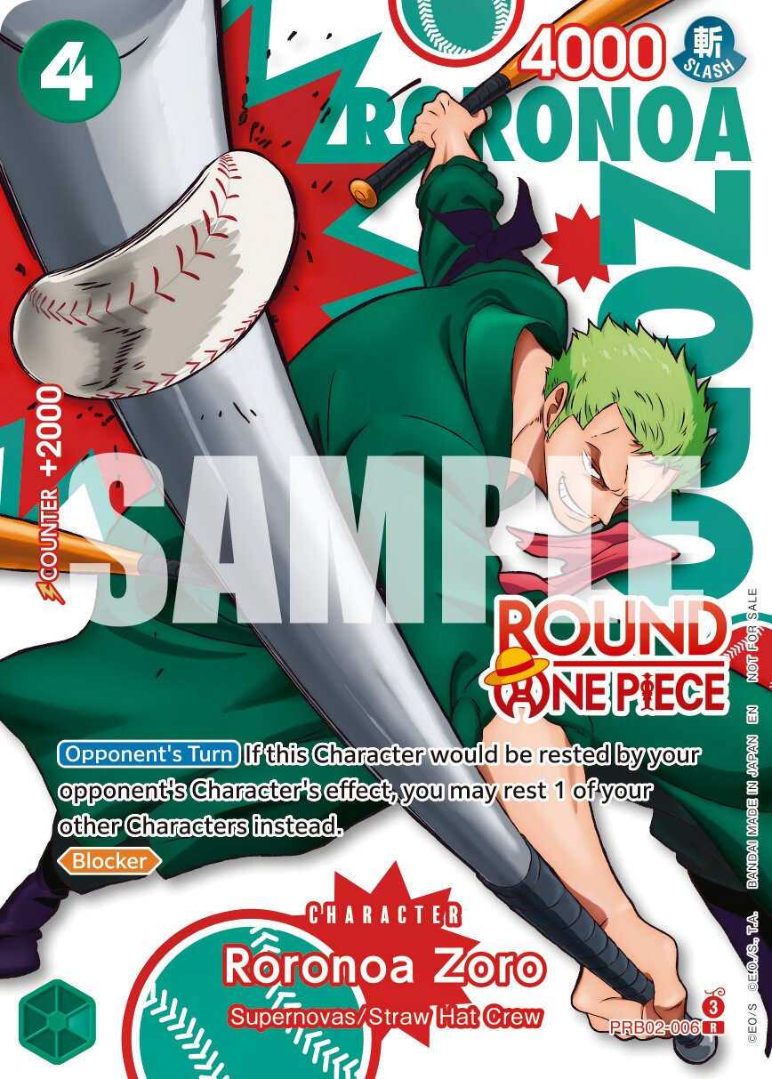 Roronoa Zoro PRB02-006 Normal