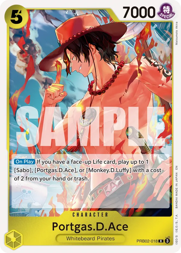 Portgas.D.Ace PRB02-018 Normal