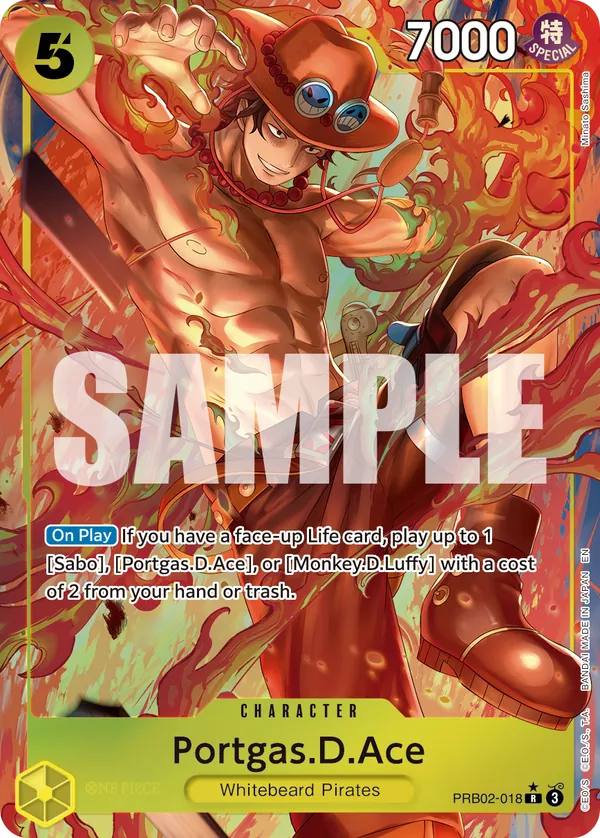 Portgas.D.Ace PRB02-018 Parallel
