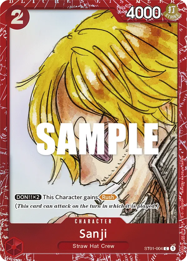 Sanji ST01-004 Alternate Art