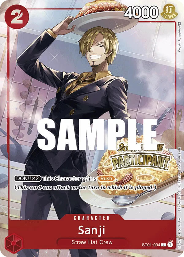 Sanji ST01-004 Alternate Art